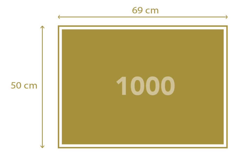 Clementoni® Puzzle Puzzle Impossible Puzzle! DC Batman 1000 Teile, Puzzleteile