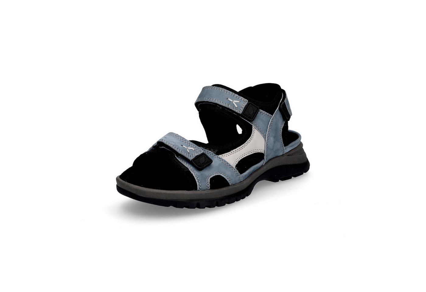 Waldläufer Waldläufer Damen Trekkingsandale Sora schwarz blau Sandale