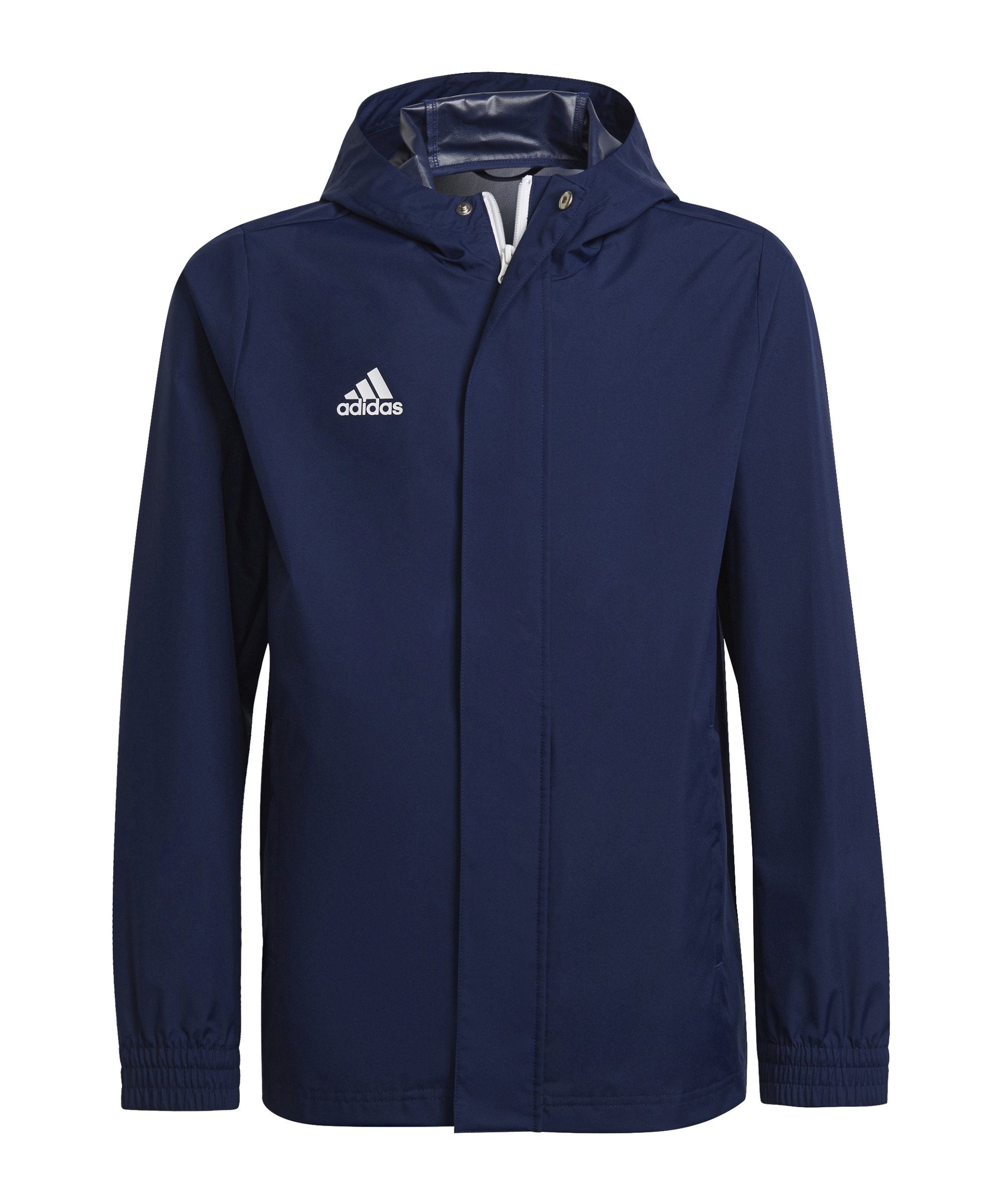 adidas Performance Regenjacke Allwetterjacke Kids 22 blau Entrada