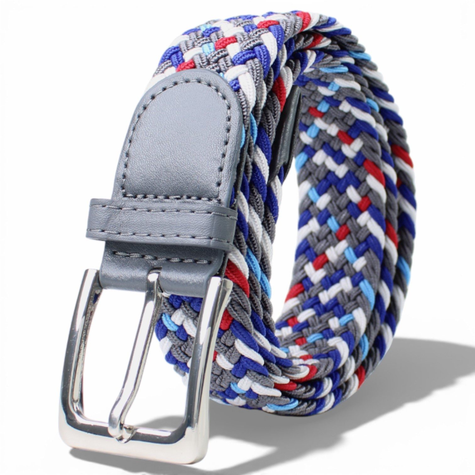 FRONHOFER Flechtgürtel 17989 (1-St) 3,5 cm breiter elastischer Stoffgürtel, dehnbar, elegant