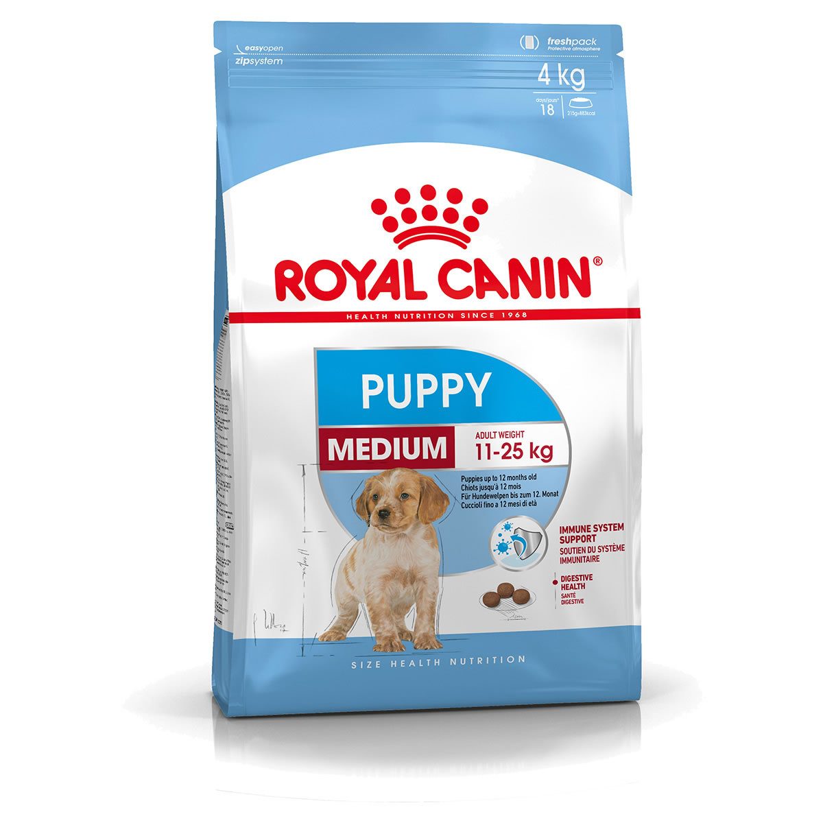 Royal Canin Medium Junior 4 kg, Trockenfutter für: Hund