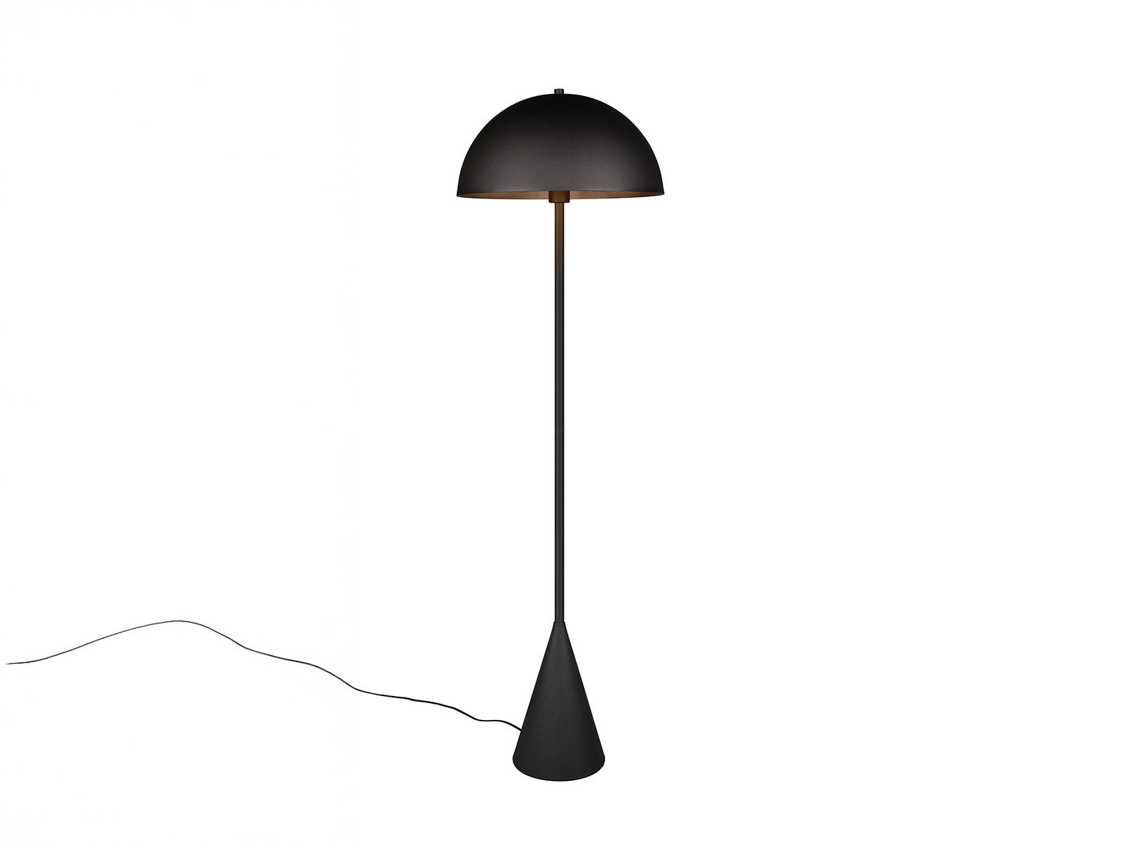 TRIO Leuchten LED Stehlampe, Dimmfunktion, LED wechselbar, Warmweiß, kleine coole Pilz-lampe stehend für Zimmer Ecke, Höhe 130cm