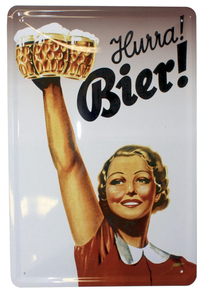 ECHTE MÄNNER TRINKEN WHISKEY Straßenschild+Magnet Doppelpack Blech