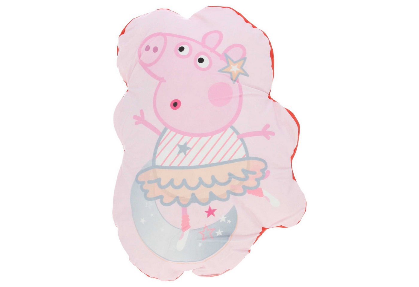 Peppa Pig Dekokissen Kissen Velours Kissen Ideal als Dekokissen
