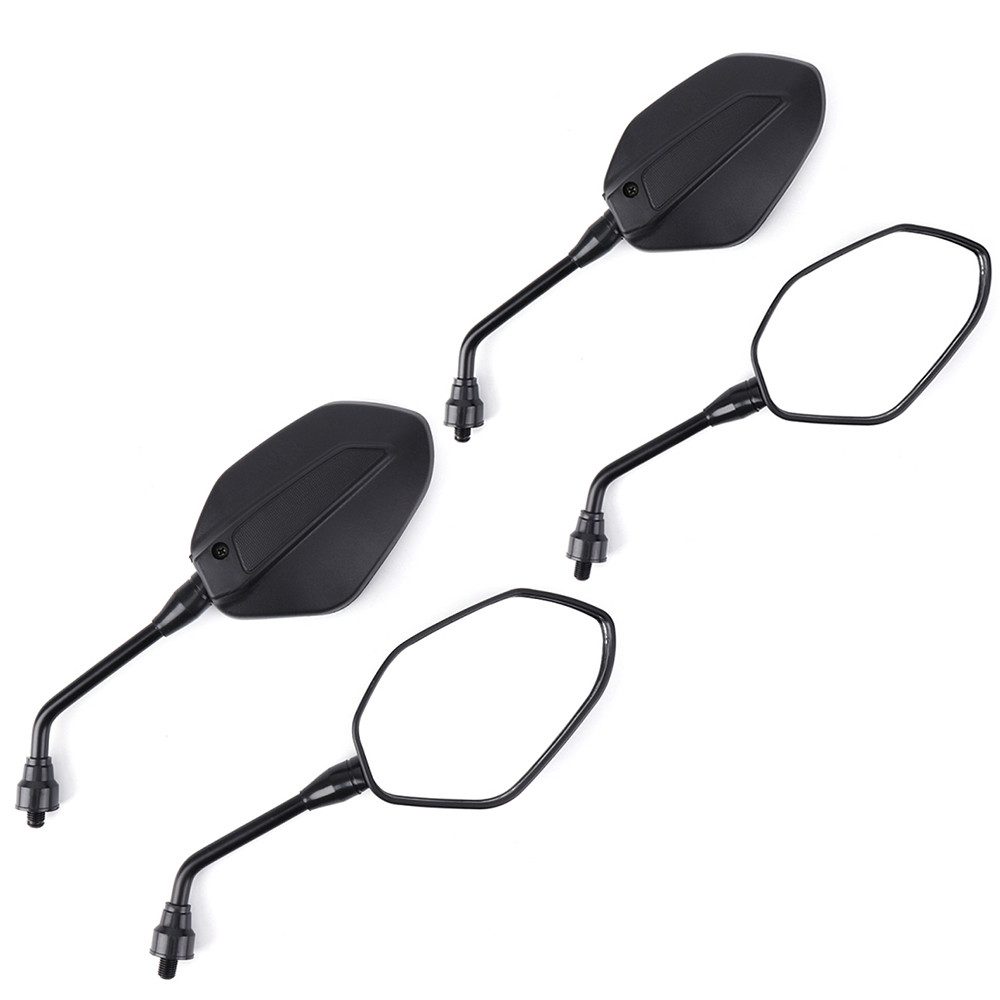 Motorradspiegel Set 2x Motorrad Spiegel mit E-Prüfzeichen RSX3 Rückspiegel schwarz