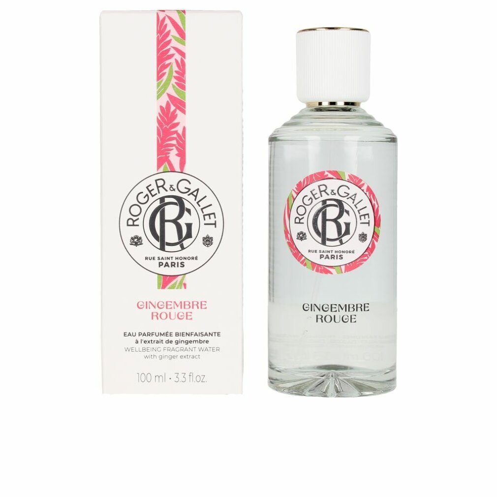 ROGER & GALLET Eau Fraiche Gingembre Rouge Wellbeing Fragrant Water 100ml