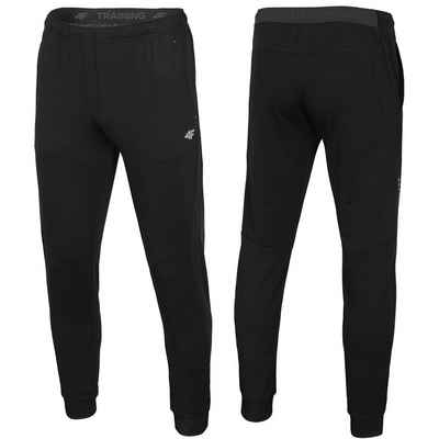 4F Trainingstights 4F - hochwertige Herren Sweat Jogginghose Sporthose, schwarz