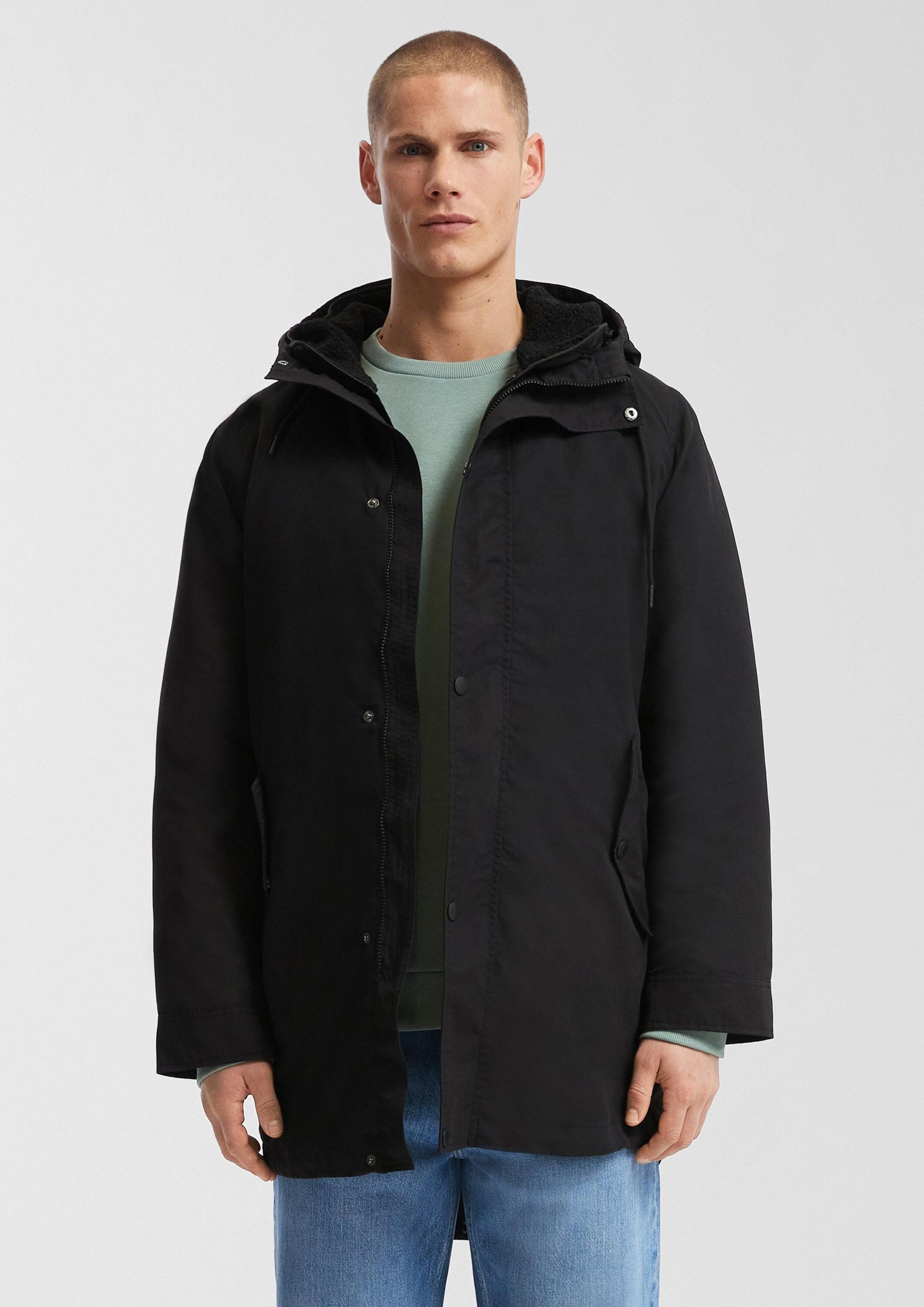 QS Parka Outdoor-Mantel Kapuzenparka mit herausnehmbarem Steppfutter