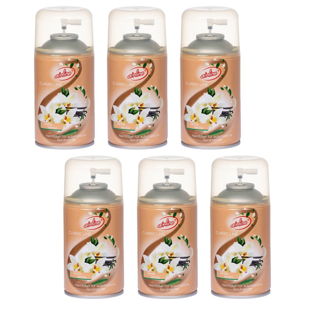 laro Raumduft Vanille automatisch Raumduftspray Vorteilspaket Nachfüller (12-St)