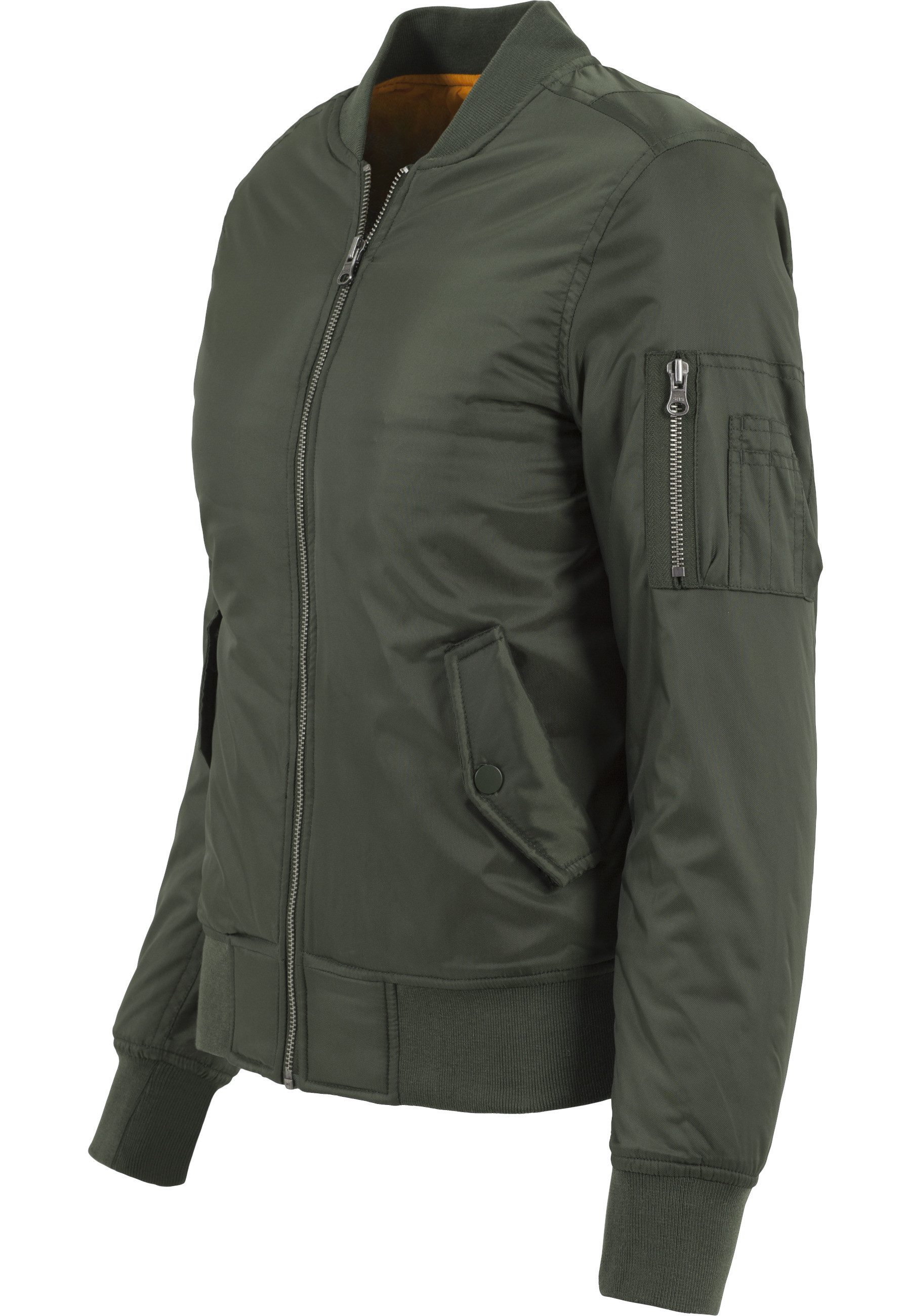 URBAN CLASSICS Allwetterjacke Urban Classics Damen Ladies Basic Bomber Jacket (1-St)