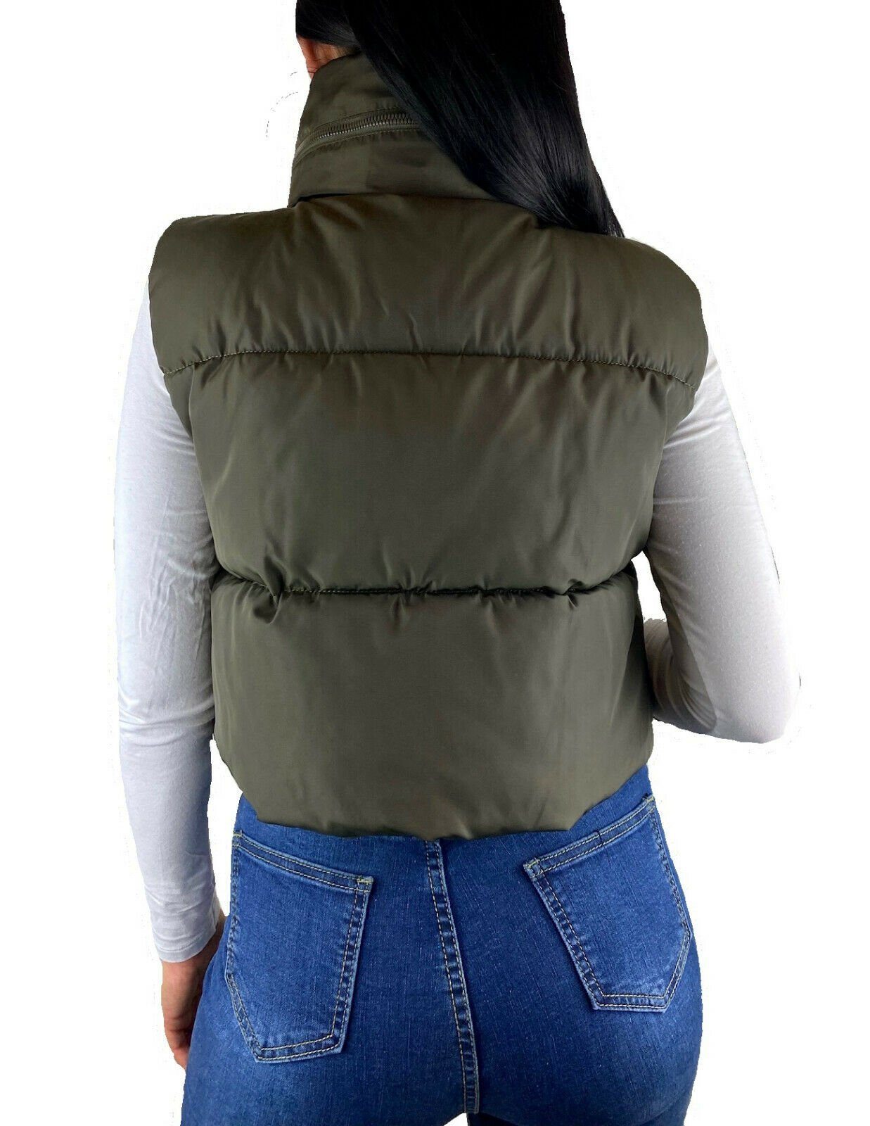 Worldclassca Steppweste Worldclassca Damen Steppweste mit Kapuze Crop Weste günstig online kaufen