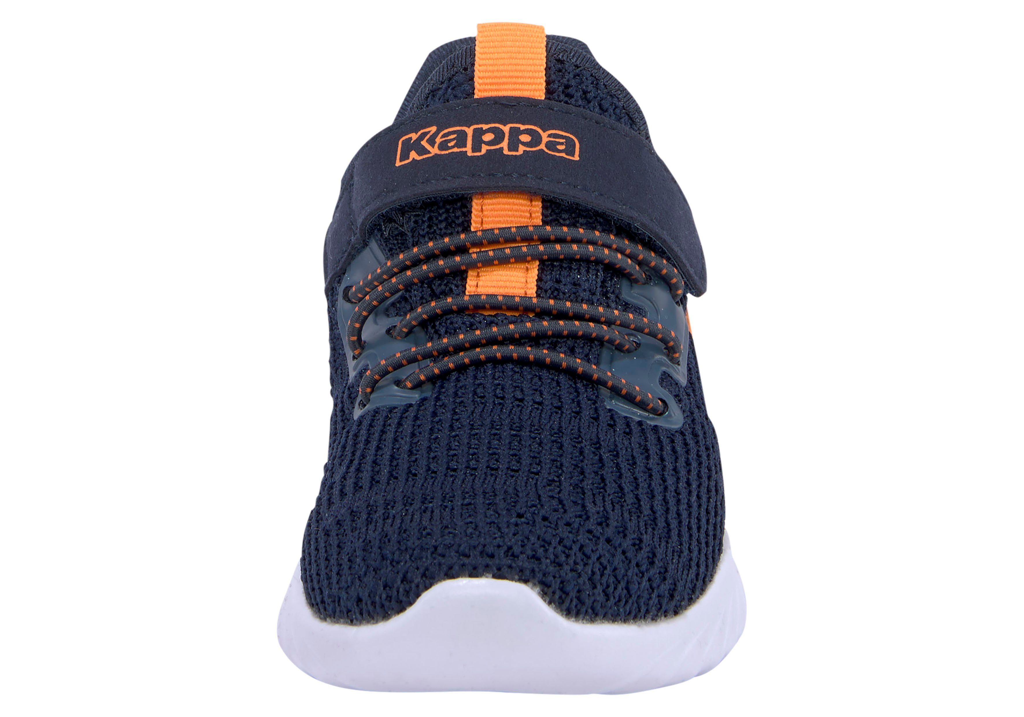 mit Kinder Klettverschluss Kappa Sneaker navy-orange für