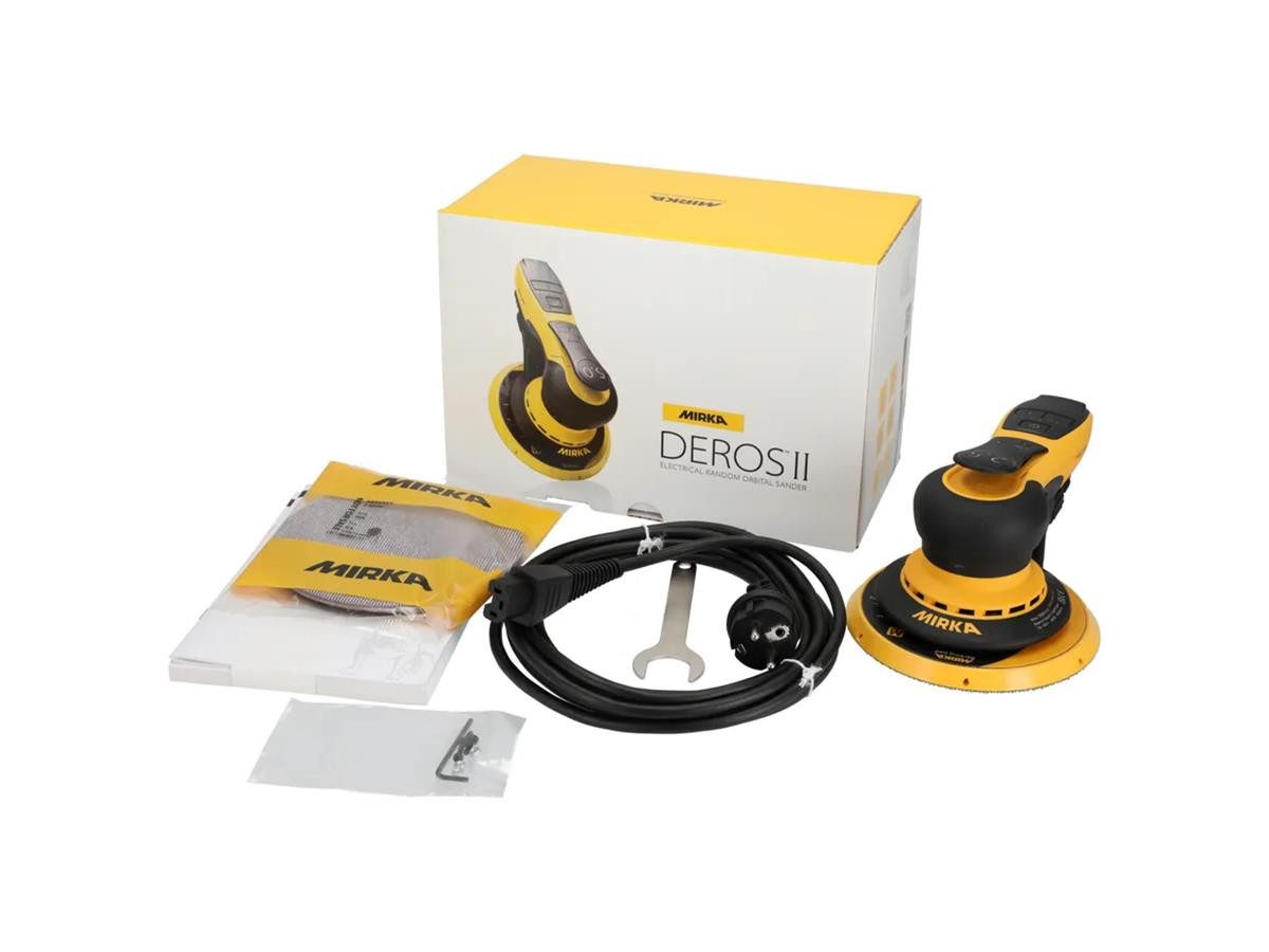 Mirka Exzenterschleifer DEROS II 625 150mm Hub 2,5, kompakt und handlich