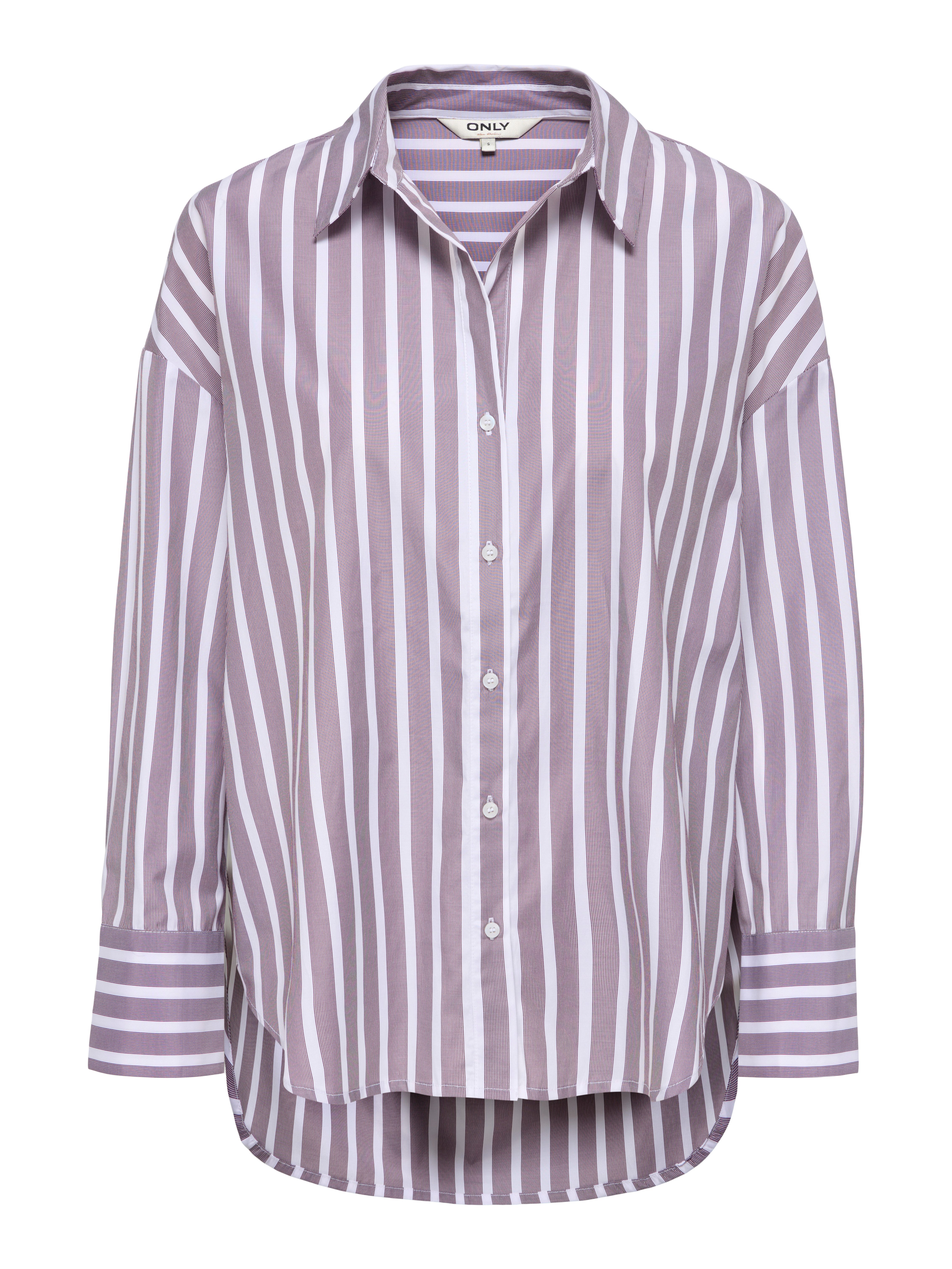 ONLY Hemdbluse ONLOREGON ALVA LS REG SHIRT NOOS WVN Materialmix, regular fit