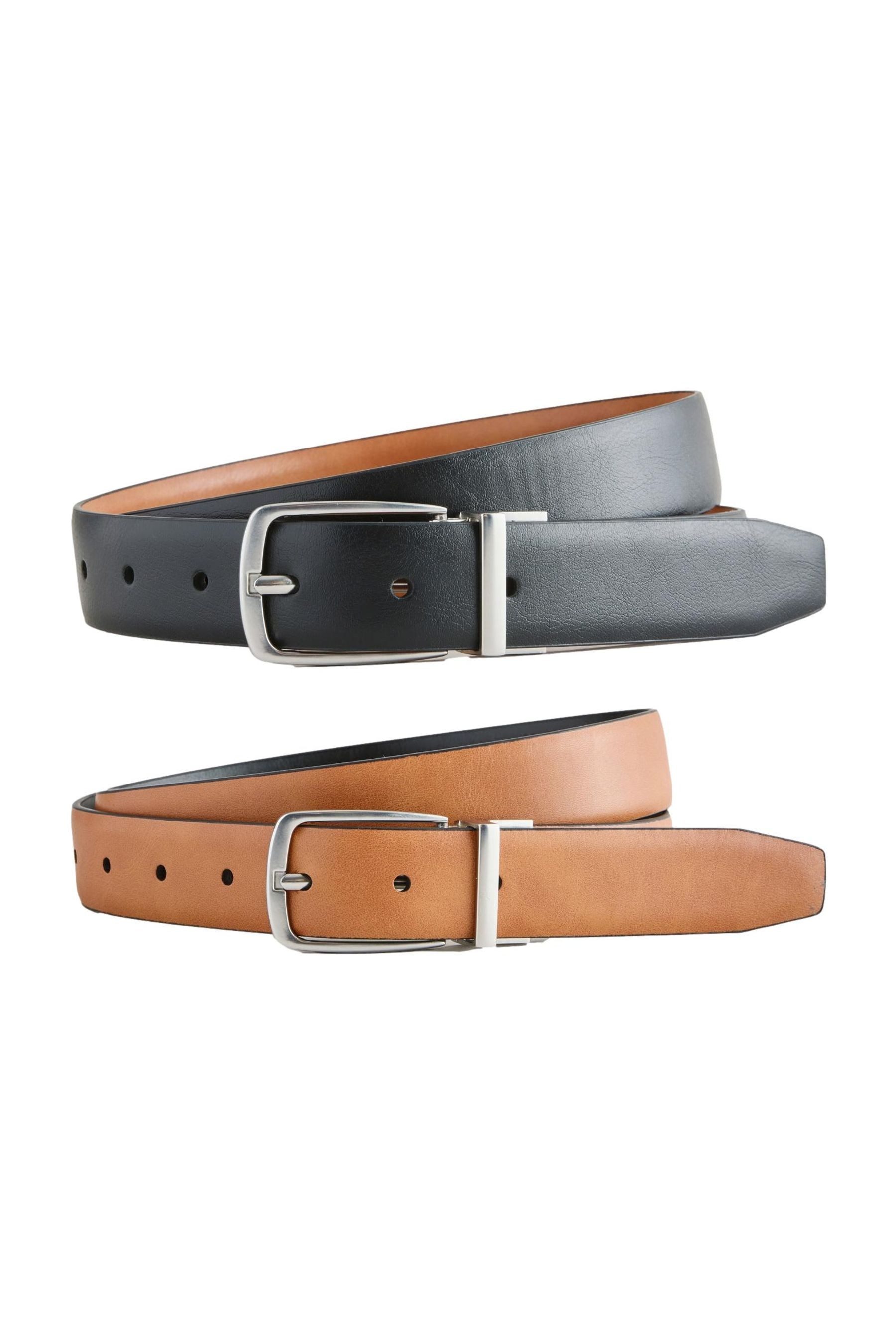 Next Synthetikgürtel Formeller, wendbarer Gürtel aus Kunstleder (1-St)