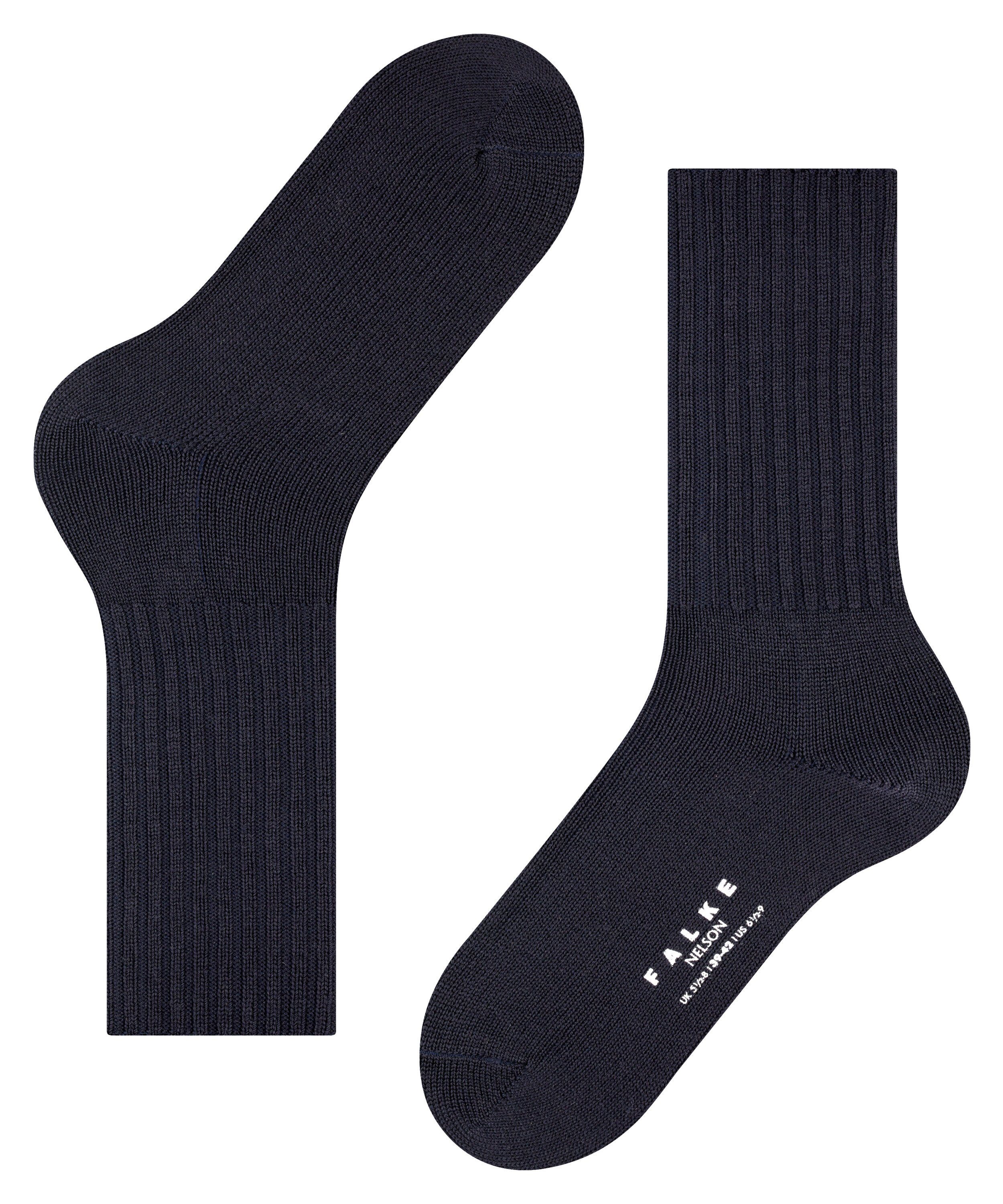 (6370) (1-Paar) dark Socken FALKE Nelson navy