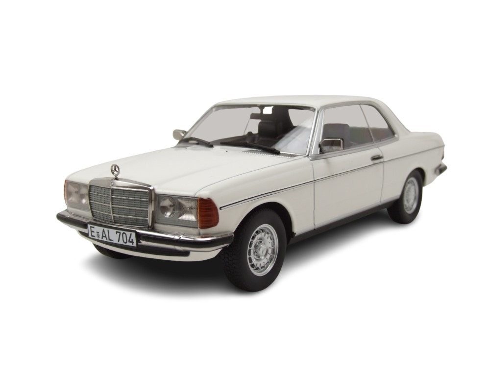 Norev Modellauto Mercedes 280 CE W123 Coupe 1980 weiß, Maßstab 1:18