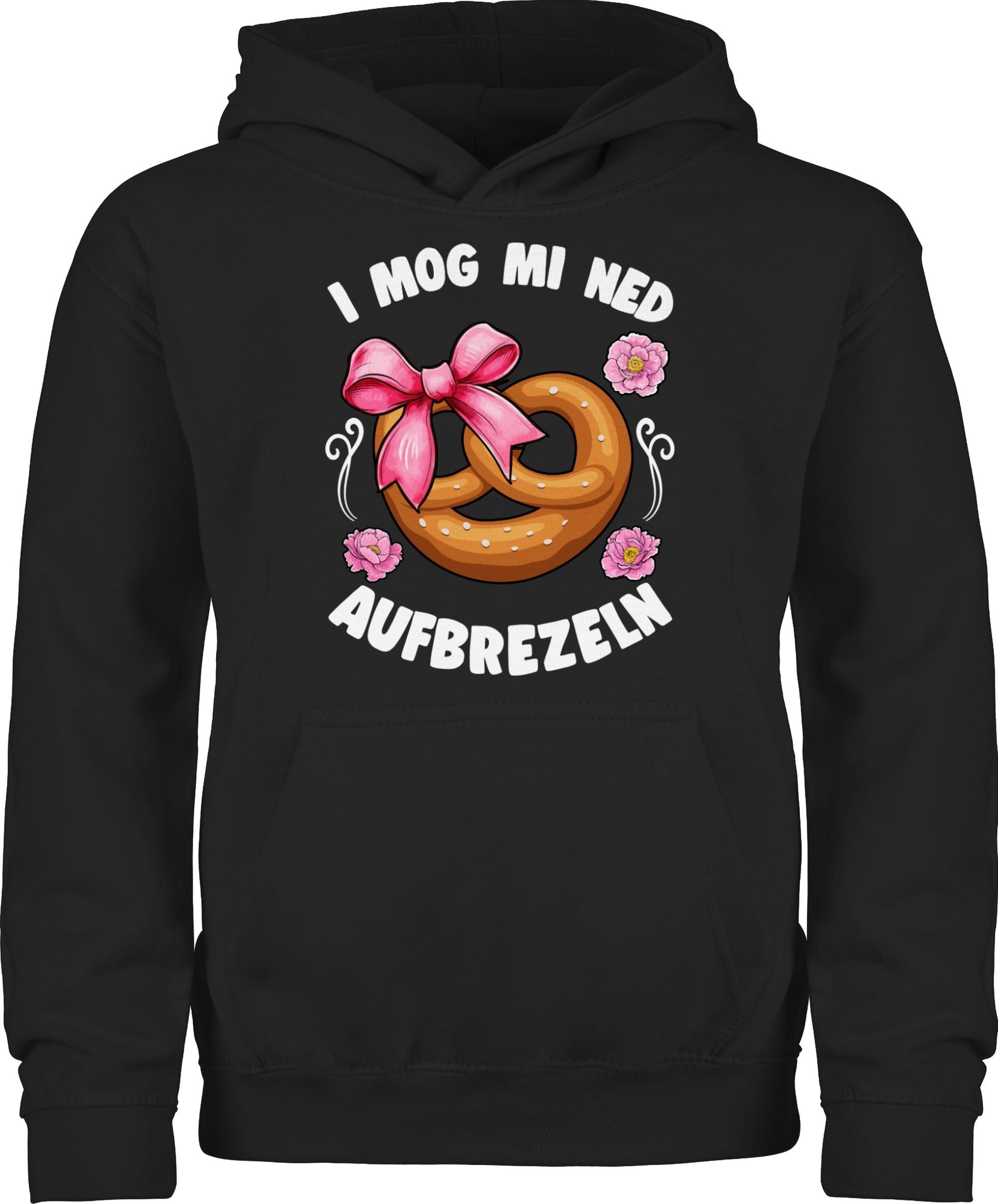 Shirtracer Hoodie I mog mi ned aufbrezeln Mode für Oktoberfest Kinder Outfit 1 Schwarz | Sweatshirts