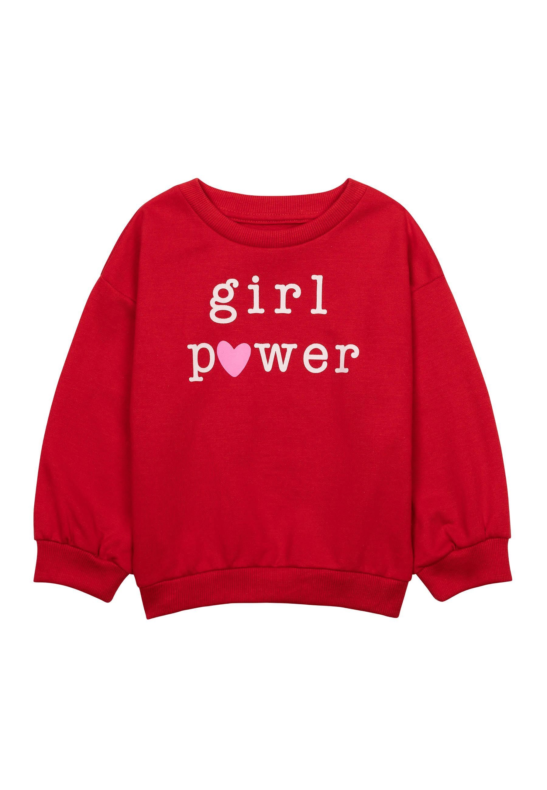 Sweatshirt Rot MINOTI (1y-8y) Muster Sweatshirt Mädchen mit