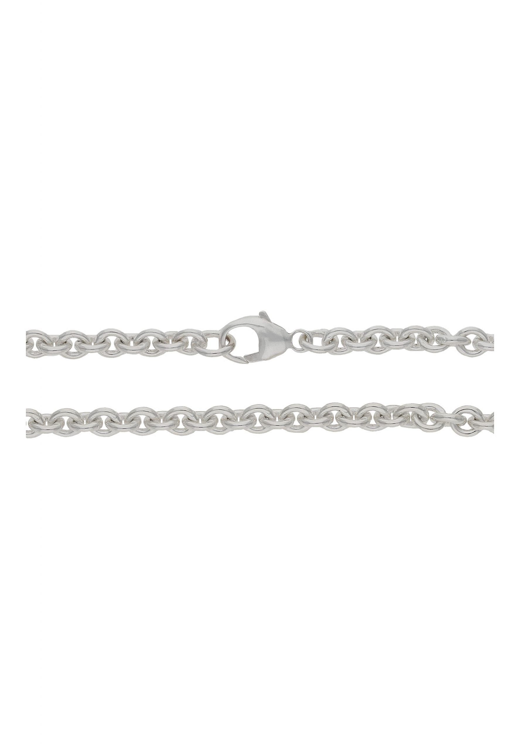 inkl. Unisex 925/000, 50 Schmuckschachtel Silberkette (1-tlg), Silber Silber JuwelmaLux cm Rundankerkette Halskette Halskette
