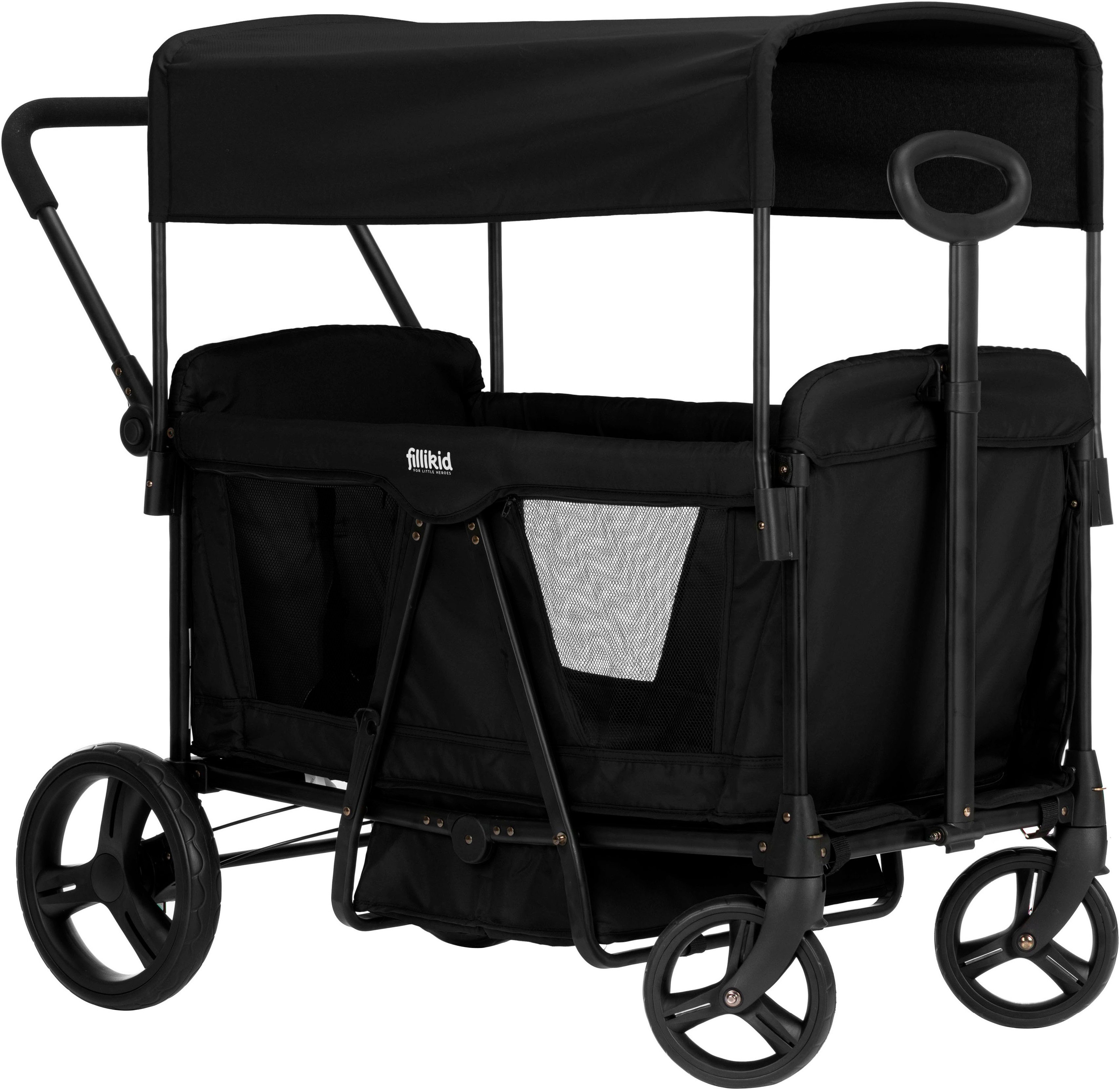 Fillikid Bollerwagen Oskar, faltbar, für zwei Kinder