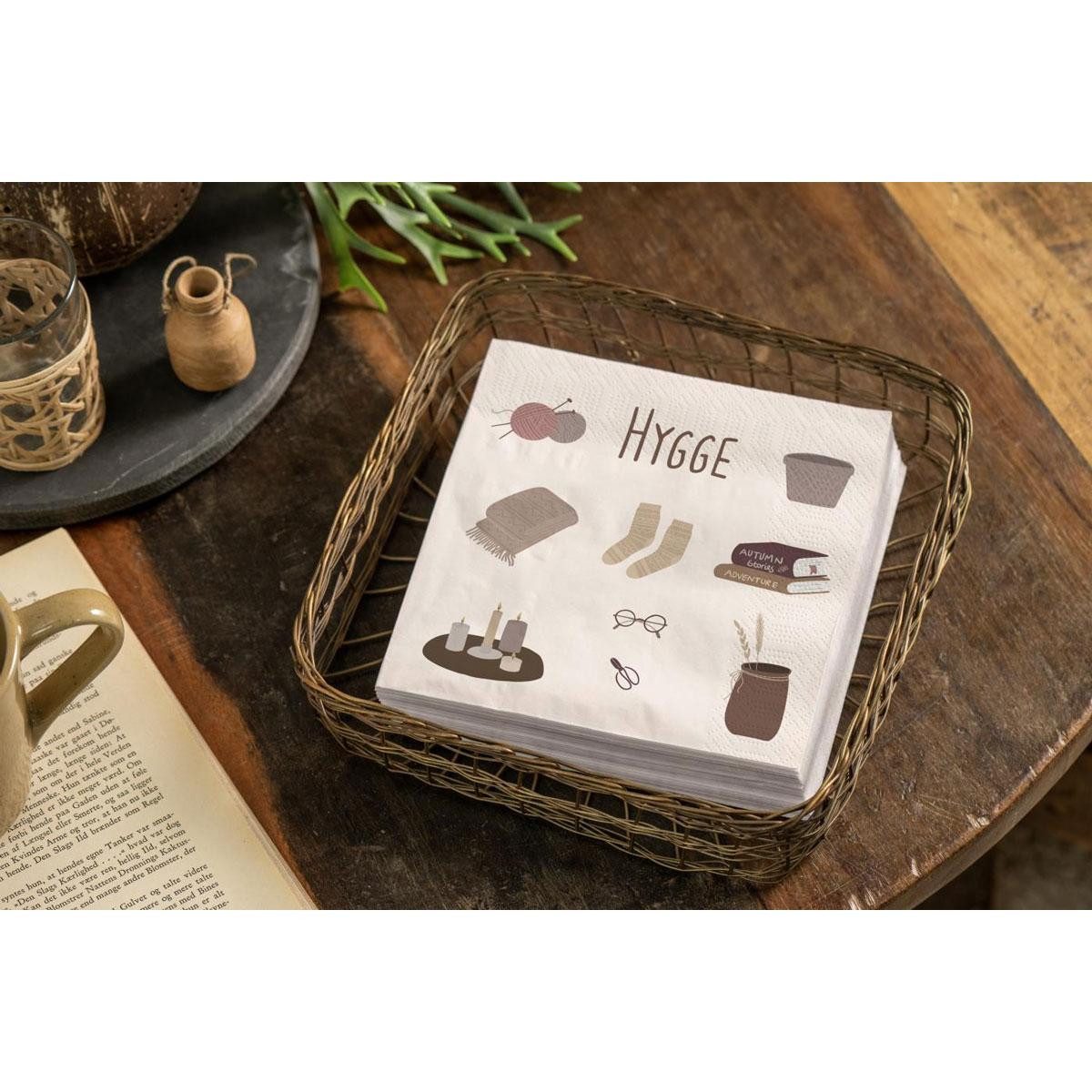 Ib Laursen Papierserviette Ib Laursen Servietten Hygge (33x33cm) (20-teilig)