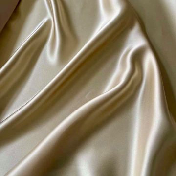 Kissenbezug Seiden-Kissenbezug aus Maulbeerseide, Taupe, orignee (1 Stück), 100% Seide