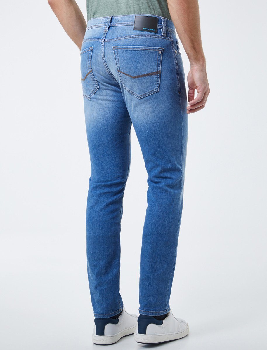 Pierre Cardin 5-Pocket-Jeans PIERRE CARDIN LYON blue FUTUREFLEX used 3451 8880.46 vintage light