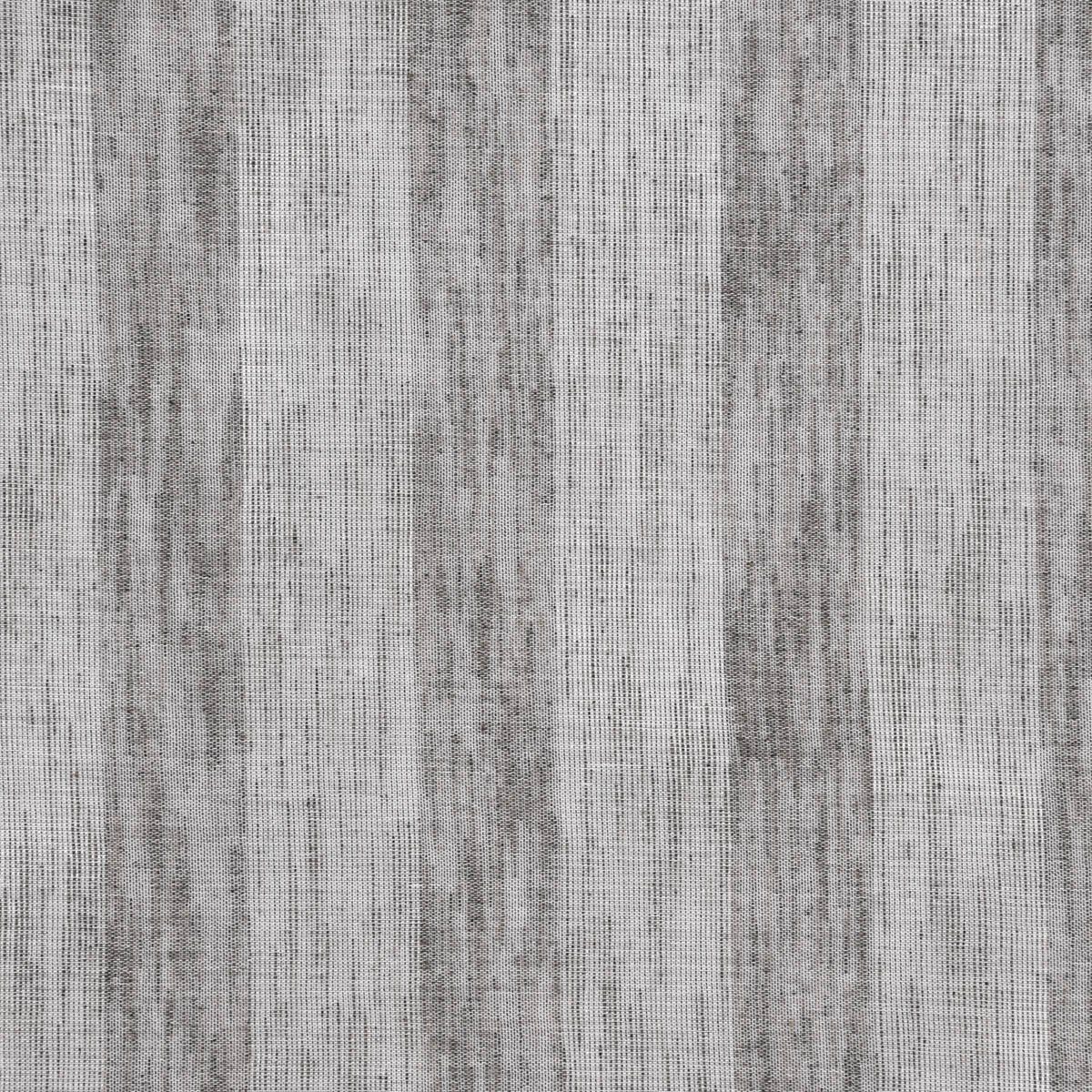 Rasch silber grau halbtransparent, 30, Shine überbreit Kunstfaser, Leinenstruktur Stores Längsstreifen Meterware Textil