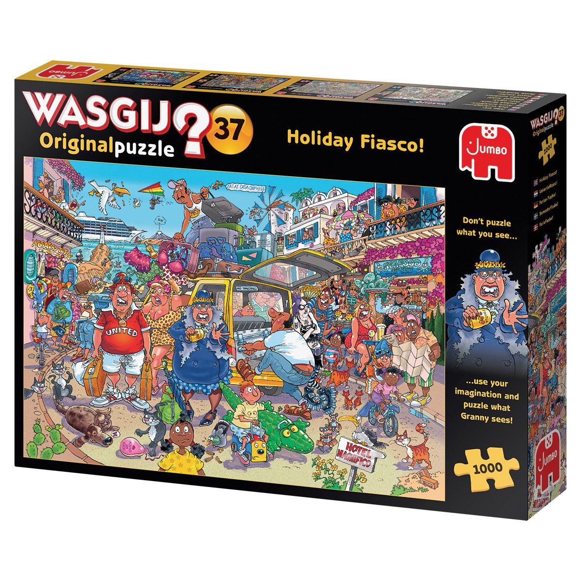 Jumbo Spiele Puzzle Wasgij Original 37, Holiday Fiasco, 1000 Teile Puzzle, günstig online kaufen