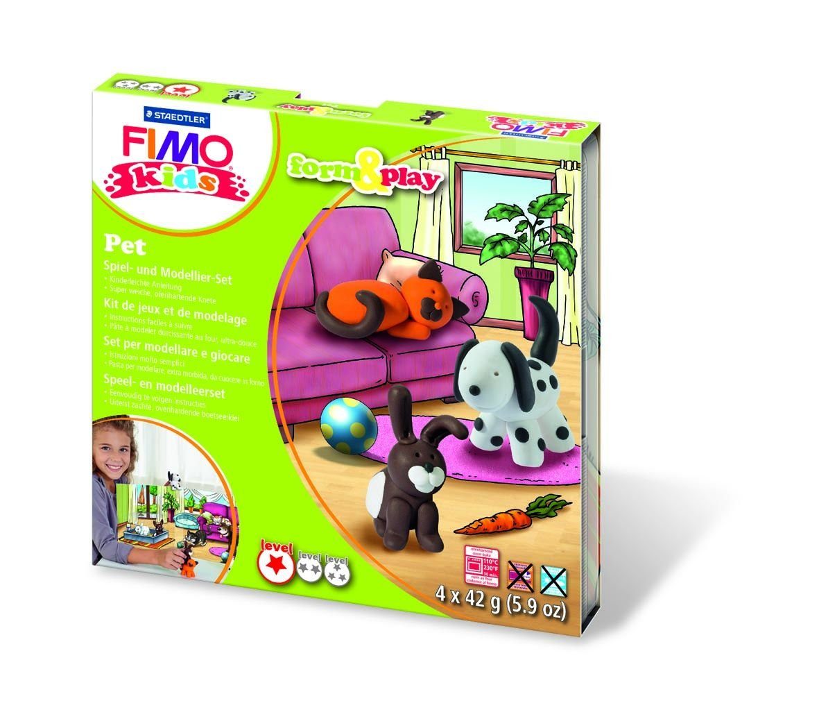 STAEDTLER Bastelfilz STAEDTLER FIMO kids form & play Pet