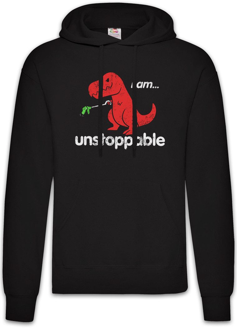 Hoodie I Am Unstoppable Herren Hoodie Tyrannosaurus Rex T-Rex Dinosaurier Who
