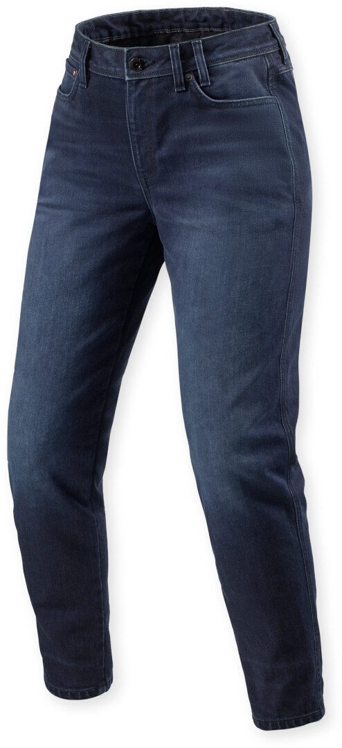 Revit Motorradhose Harper Tapered Damen Motorrad Jeans Knieprotektoren enthalten