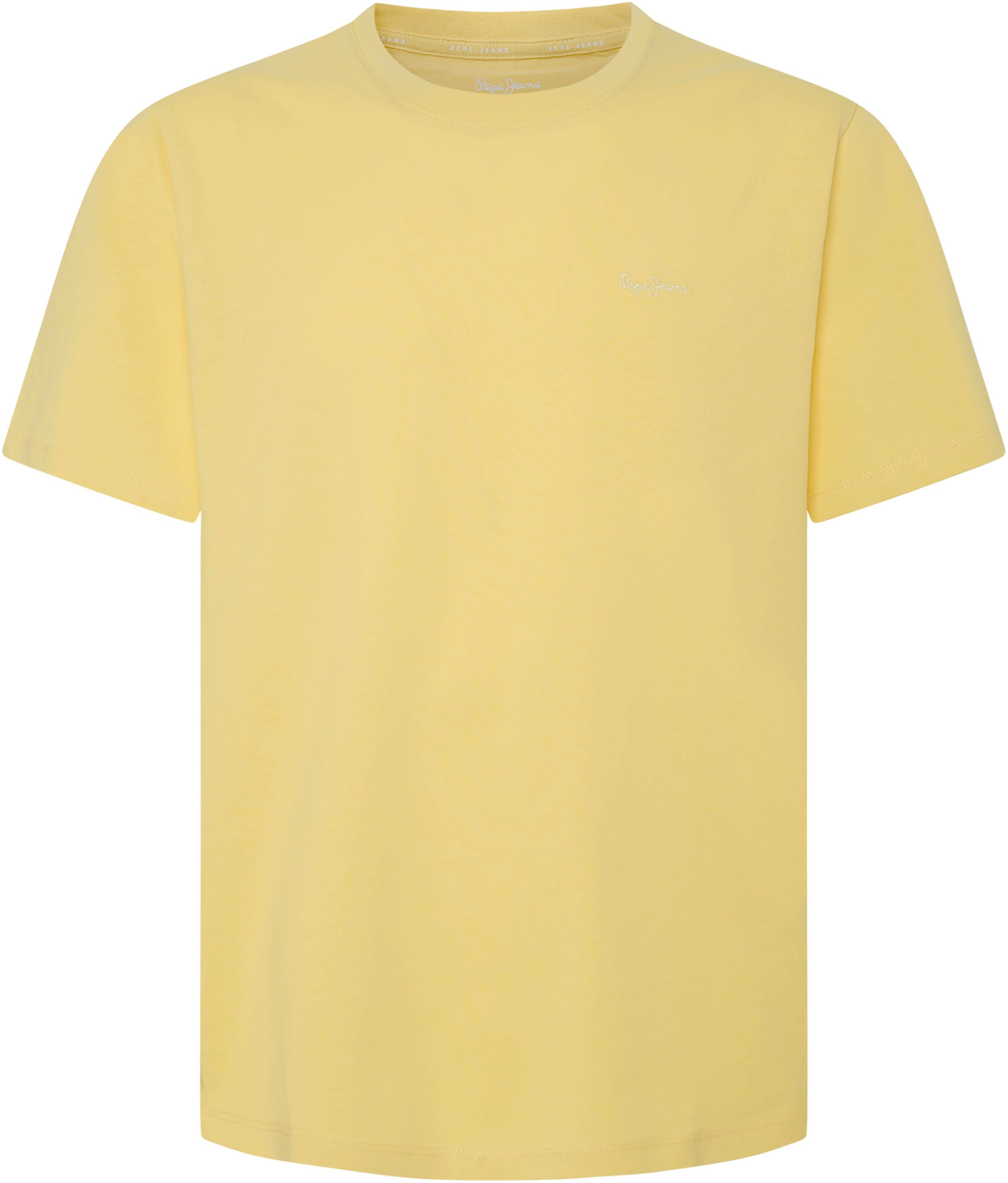 Pepe Jeans T-Shirt CONNOR mit gesticktem Logo auf der Brust