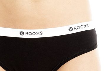 ROOXS Tanga Unterwäsche Damen String Unterhosen (3-St) Baumwolle Tanga