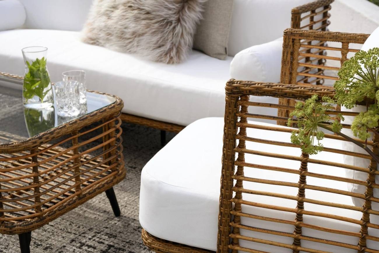 Brafab Gartensessel Covelo mit Kissen, 69x77x79cm