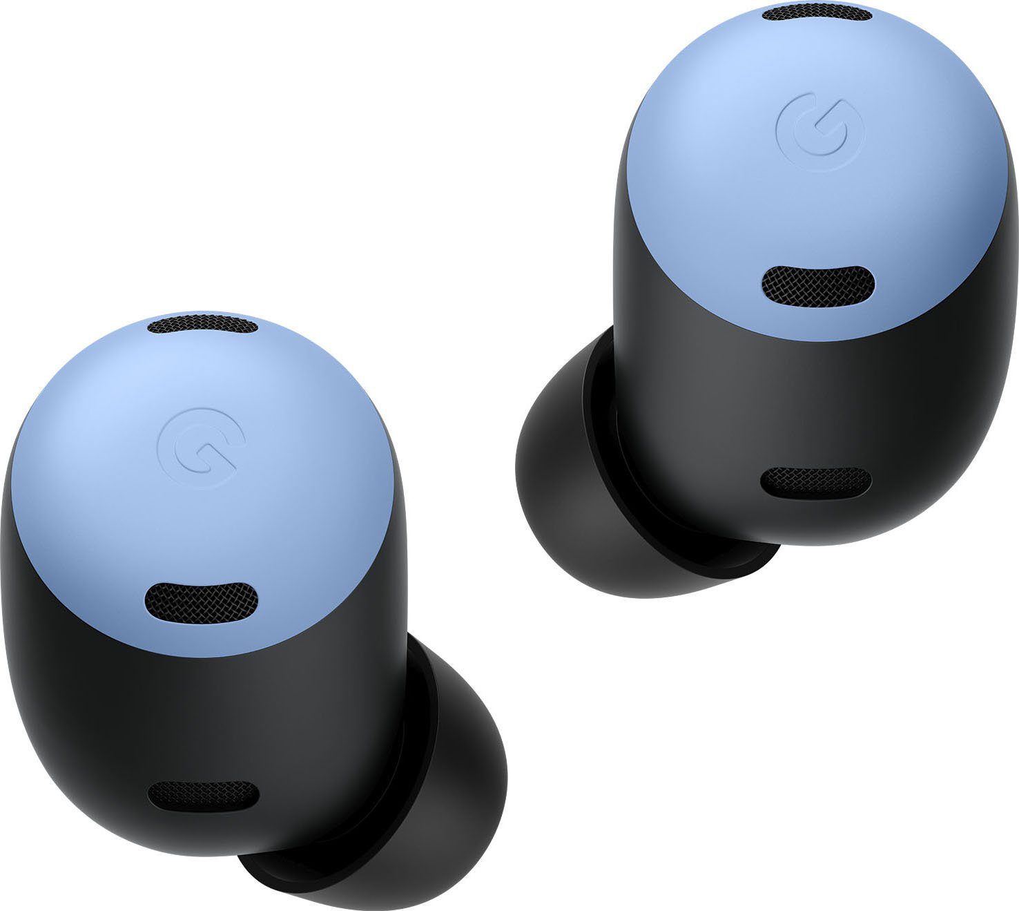 Google Pixel Buds Cancelling Sprachsteuerung, Assistant, Blue Bluetooth) Google wireless Noise Sky Transparenzmodus, (ANC), Pro (Active In-Ear-Kopfhörer