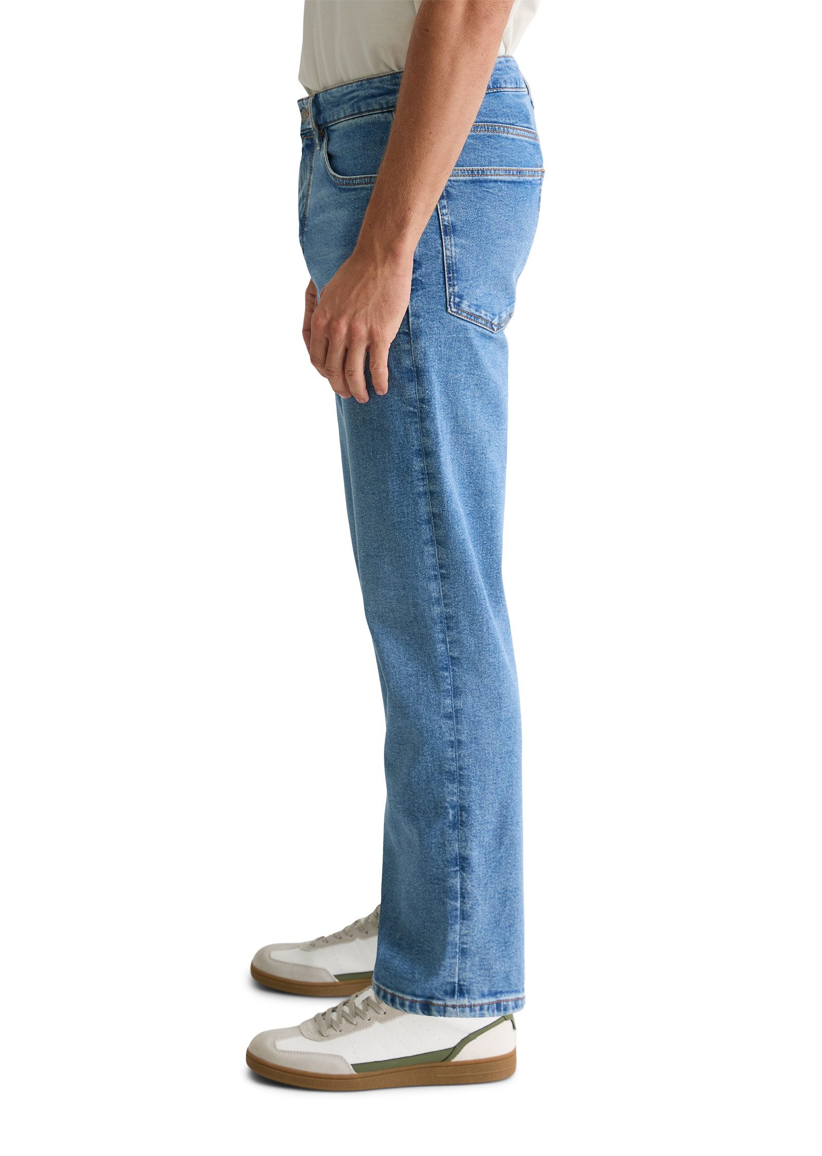 Marc O'Polo Straight-Jeans aus Bio-Baumwoll-Mix günstig online kaufen