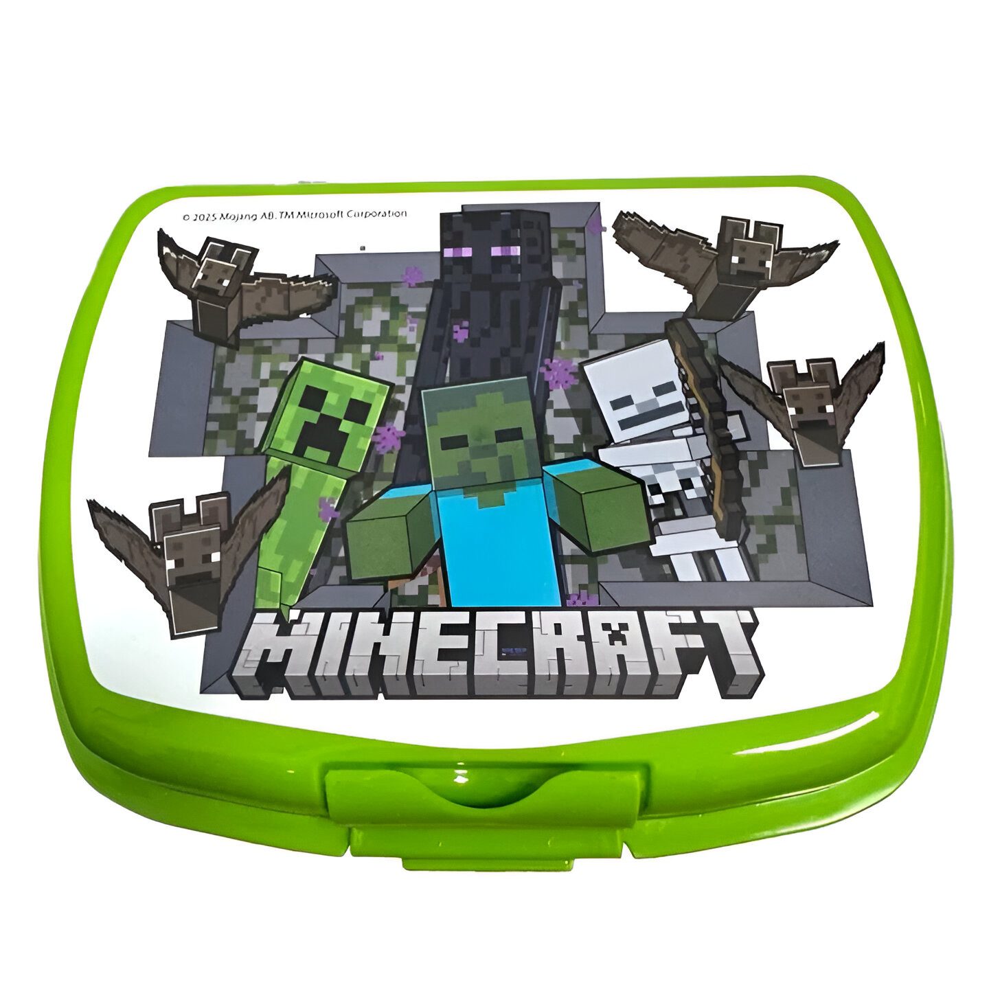 Minecraft Lunchbox Minecraft Gamer 2 tlg Set Brotdose Trinkflasche 640 ml, (2-tlg., Spar-Set)