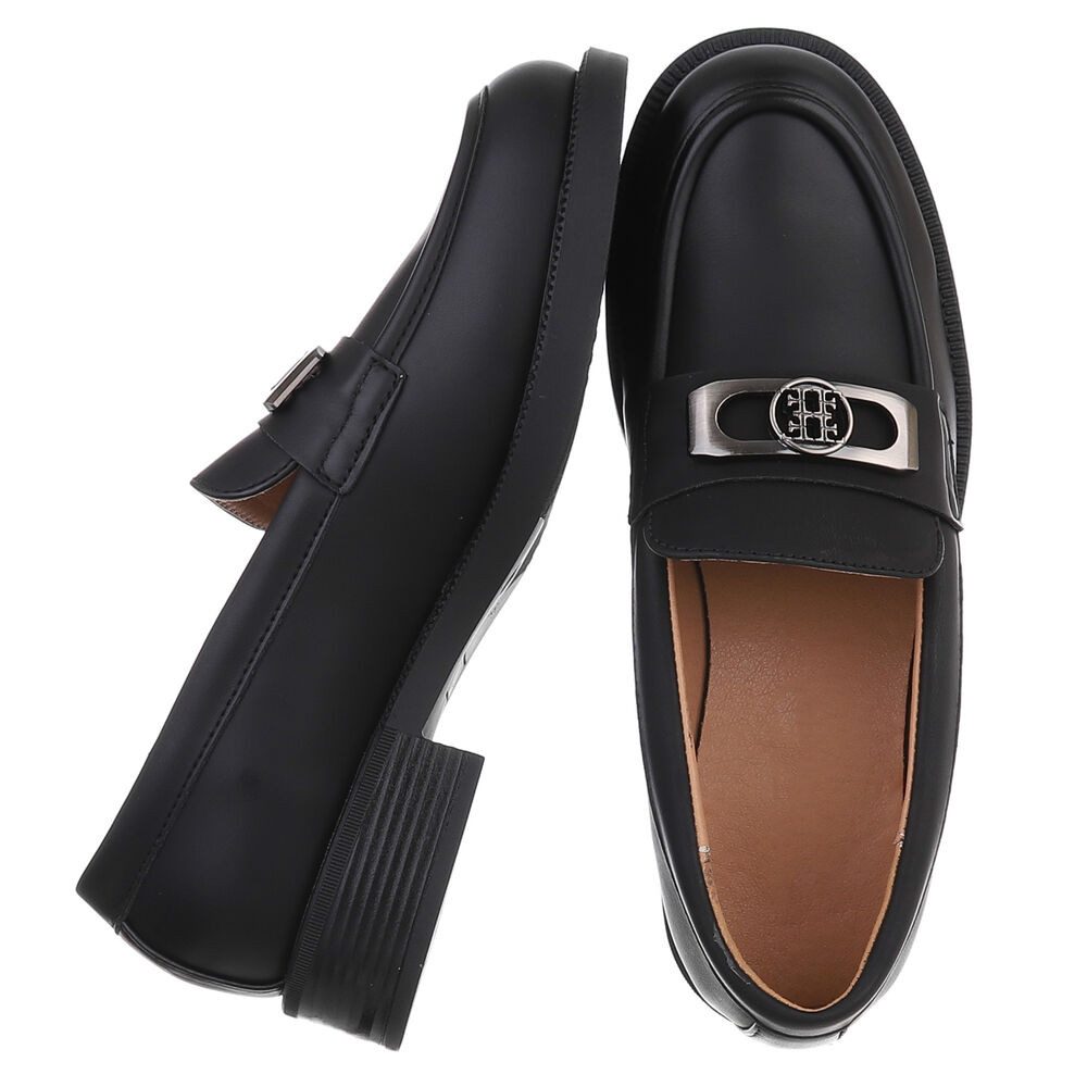 Ital-Design Eleganter Damen Loafer mit Komfort und zeitlosem Design Slipper günstig online kaufen