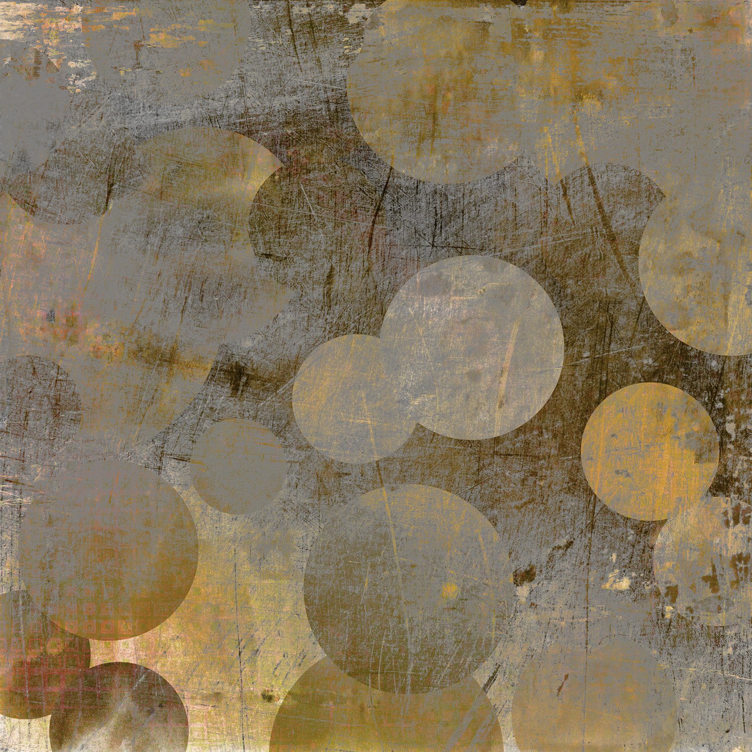 queence XXL-Wandbild Akustikbild Abstrakt Gold, Abstrakt, Abstrakte, Art, Formen, Gemälde, Kunst (1 St), Einfache Akustiklösung ohne Baumaßnahme, Schalldämmung, Paneele