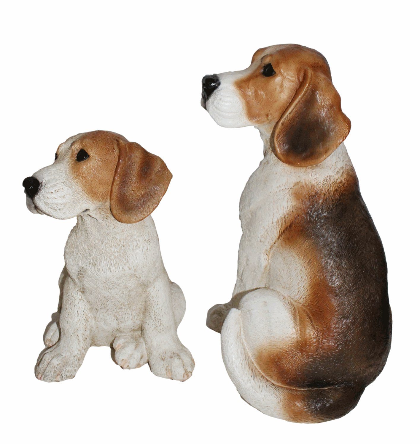 Resin Figur H Deko Kollektion cm 24-31 Tierfigur Beagle aus britische Castagna Castagna