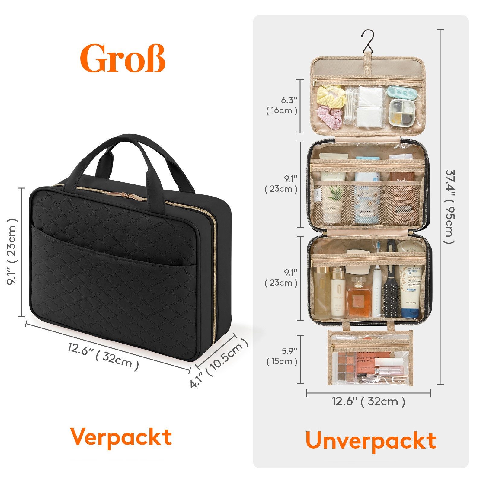 Lifewit Kulturbeutel Reise Kulturbeutel Damen,Schminktasche mit günstig online kaufen