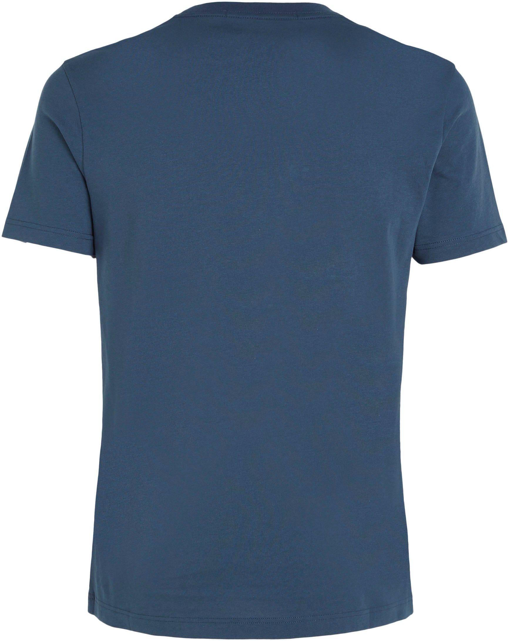 Aegean MONOLOGO Jeans Sea mit Calvin T-Shirt Logo-Druck MICRO Klein kleinem TEE