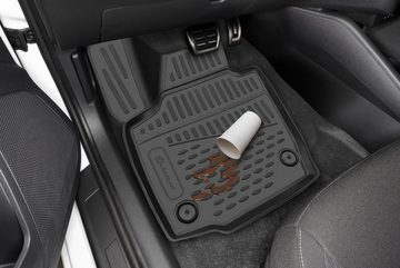 LEMENT Auto-Fußmatten für VOLKSWAGEN Caddy IV, 2015-2020, 4 tlg., für Volkswagen Caddy PkW, Passgenaue, Passform