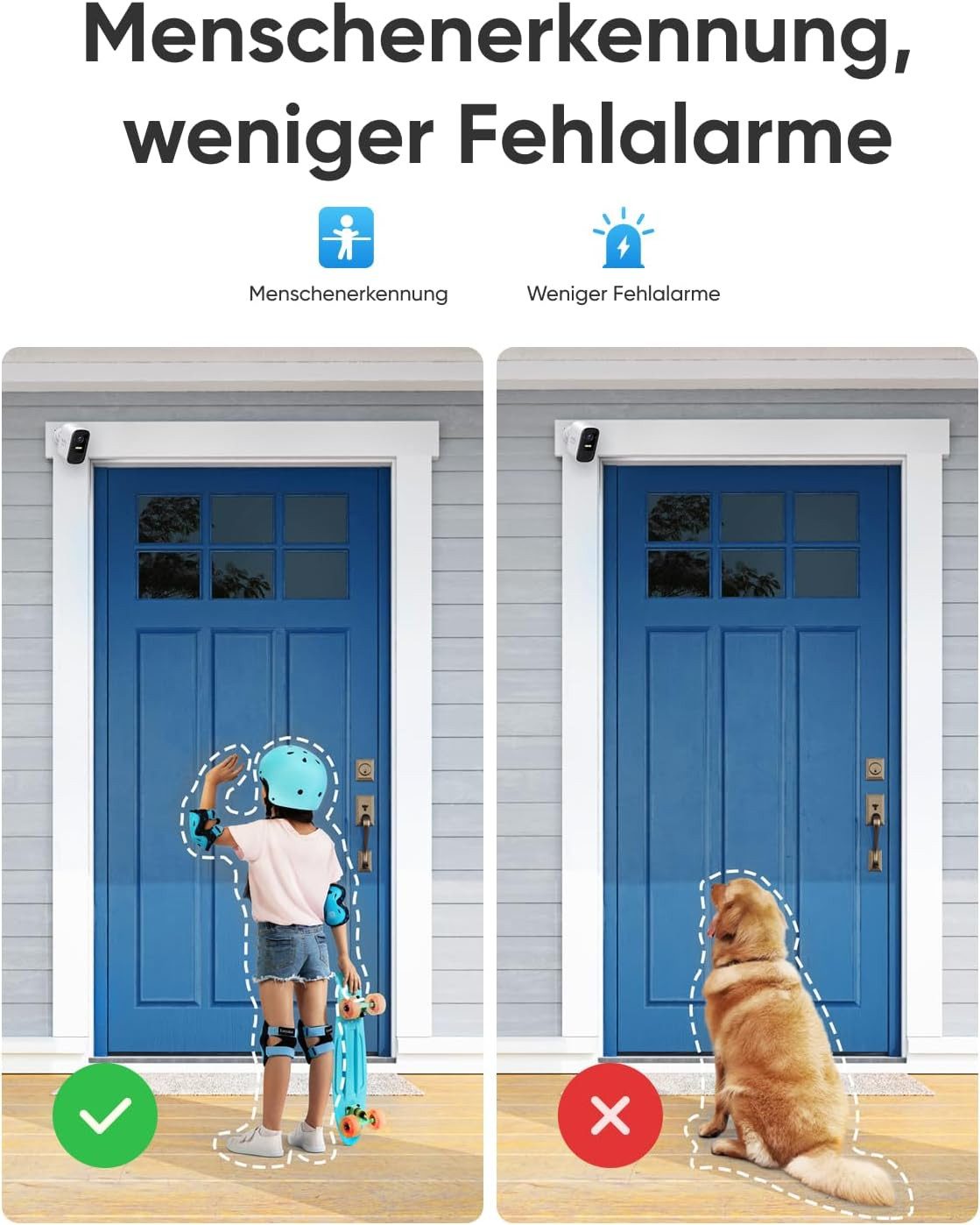 Anker eufy Überwachungskamera eufyCam 2C, 180Tage Akku, HD 1080p, IP67 wetterfest (2-tlg) – Bild 4 von 5