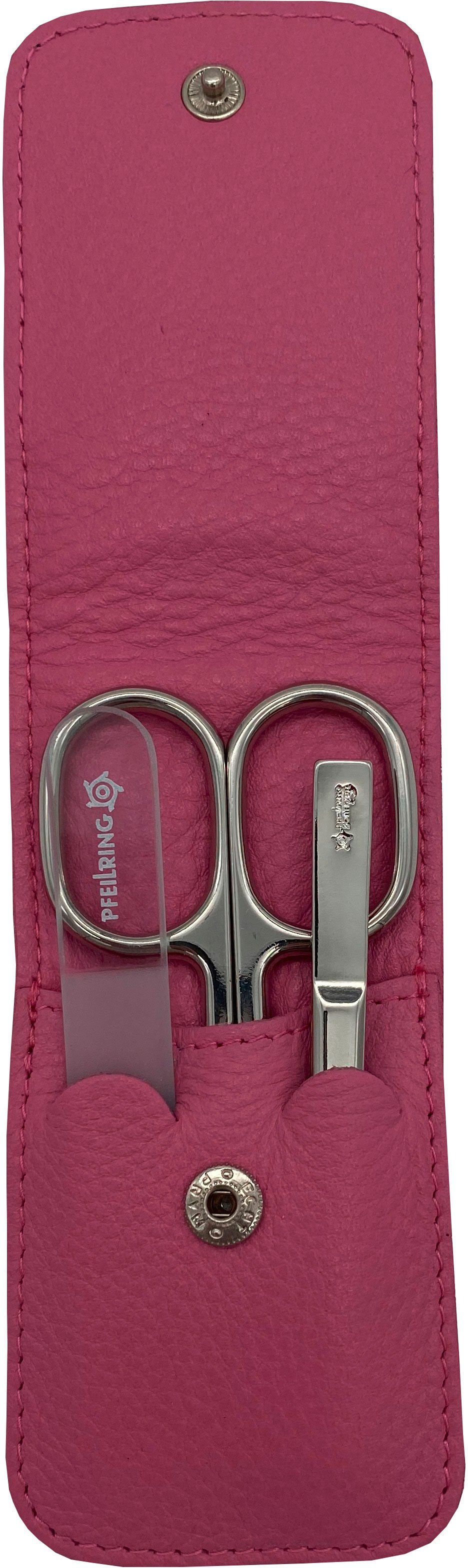 tlg., PFEILRING für 3 rosa Babys Maniküre-Etui,