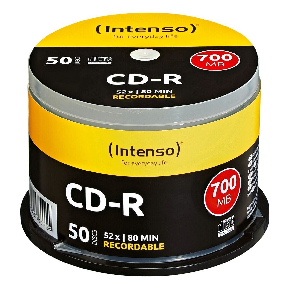 Intenso CD-Rohling CD-R, 700 MB