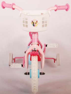 TPFSports Kinderfahrrad Disney Princess 10 Zoll, 1 Gang, (Mädchen Fahrrad - Rutschfeste Sicherheitsgriffe), Kinder Fahrrad 10 Zoll mit Stützräder Laufrad Mädchen Kinderrad