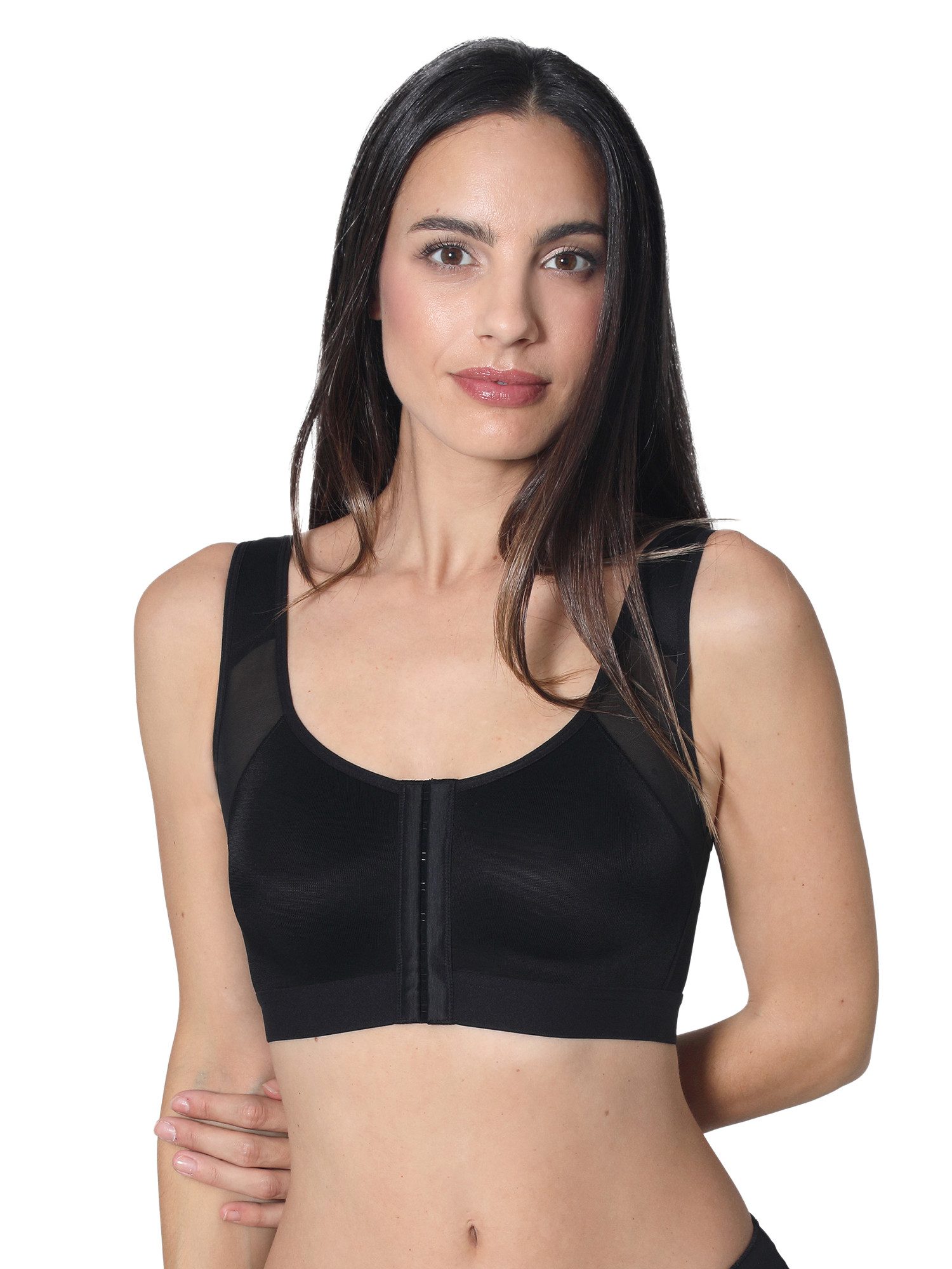 Sassa Büstenhebe 2er Pack Soft-BH Vorderverschluss Basic (Packung, 2-tlg)